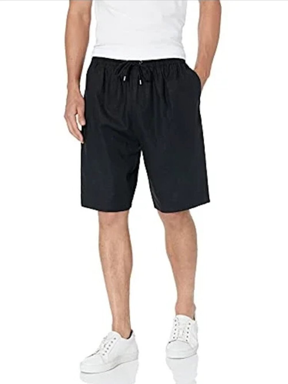 Paige Dark Gray/Black Shorts in Medium